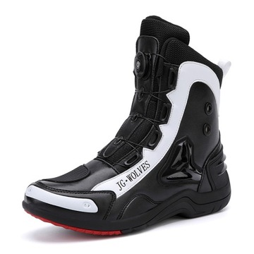 Profesjonalne buty motocyklowe skóra zwodoodporne