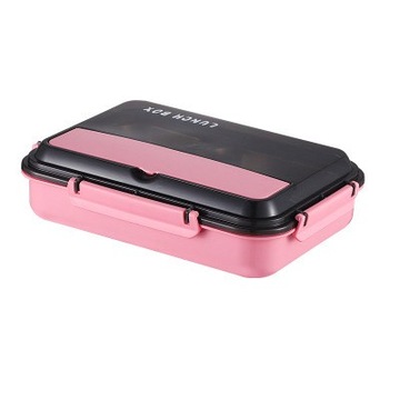 Lunchbox + sztućce na wrzątek 4 komory A031