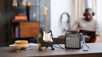 LEGO IDEAS GUITAR и FENDER STRATOCASTER STOVE 21329