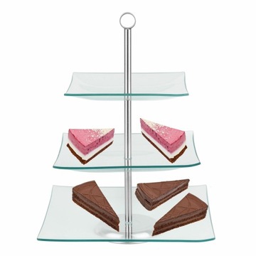 PATERA na CIASTO tort 3- PIĘTROWA patera NA OWOCE