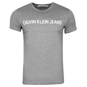 Koszulka T-shirt męski okrągły dekolt Calvin Klein Jeans r. M