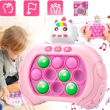POP IT FIDGET TOYS, POP IT ELEKTRONICZNA GRA QUICK PUSH, KONTROLER DO GIER