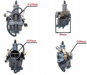 КАРБЮРАТОР 27MM POWER FORCE Quad ATV Barossa SMC Quadzilla CPI 250cc