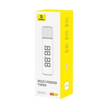 Секундомер МИНУТНЫЕ ЧАСЫ ЦИФРОВОЙ ЭЛЕКТРОННЫЙ МАГНИТНЫЙ КУХОННЫЙ ТАЙМЕР - BASEUS