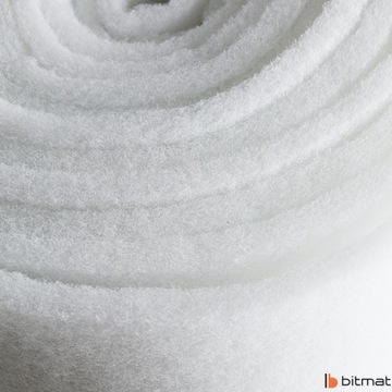 Ткань фильтровальная G4 EU4 220г 20мм 1м2 из рулона фильтр рекуперация белая