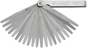 Szczelinomierz płytkowy 0.10-0.50 mm LIMIT