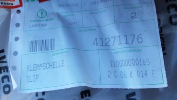 ЗАЖИМ ГЛУШИТЕЛЯ IVECO STRALIS EURO 5 41271176