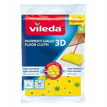 Ściereczka do podłogi Vileda Odor Stop żółta