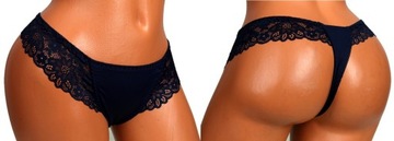 6x ТРУСИКИ ЖЕНСКИЕ, КРУЖЕВНЫЕ СТРИНГИ, M