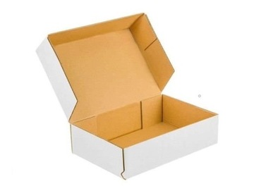 Karton Fasonowy 300x200x100 mm biały 370g/m2- 10 sztuk - PACZKOMAT InPost B