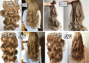 НАБОР ДЛЯ НАРАЩИВАНИЯ ВОЛОС Зажимы «Волны» 7 прядей 160г