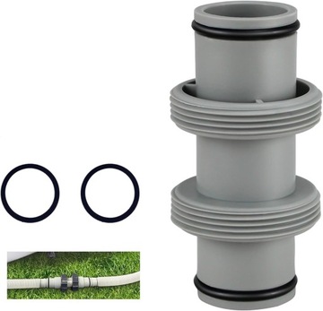 Złączka Łącznik do Węża Rury Basenowej INTEX BESTWAY 38mm USZCZELKI A43