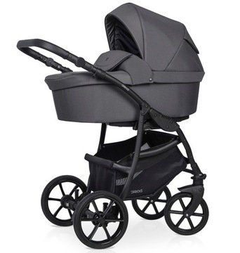 POLSKI WÓZEK WIELOFUNKCYJNY 2W1 / RIKO BASIC 2023 CARBON