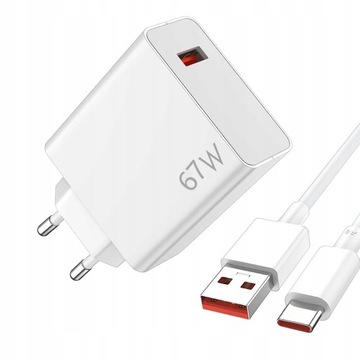 67W Super Falsh Charger Type-C Fast Cable Mi