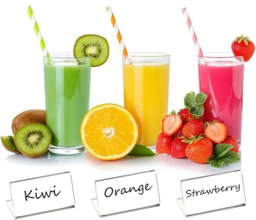 Подставка из оргстекла для ценового описания прайс-лист 45х40мм - 10 шт.