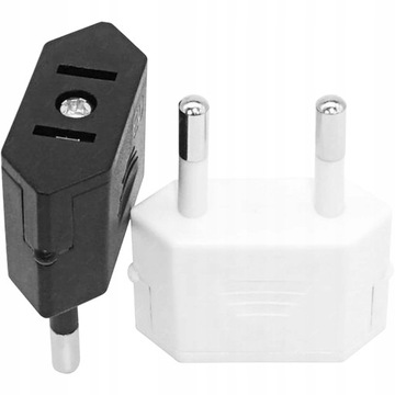 5x PRZEJŚCIÓWKA WTYCZKA ADAPTER DO PODŁĄCZENIA WTYCZEK USA CHINY W EUROPIE