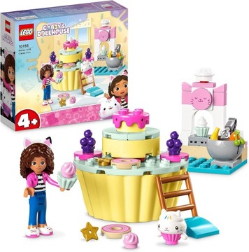 LEGO Gabby's Dollhouse Pieczenie tortu z Łakotkiem, Zabawka z serialu Domek