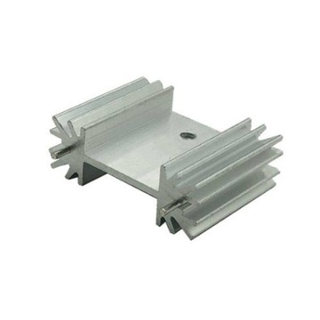 Radiator aluminiowy igły 34x25x12mm srebrny