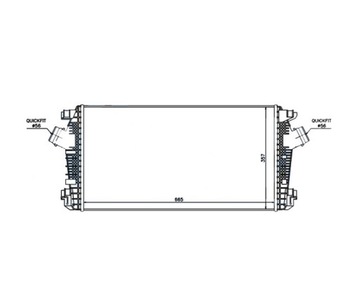 INTERCOOLER OPEL CASCADA 13- 1302133 NOVÝ