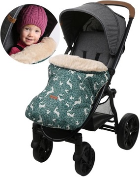 ŚPIWOREK DO WÓZKA SPACEROWEGO SPACERÓWKI NIEPRZEMAKALNY UNIWERSALNY BABYMAM