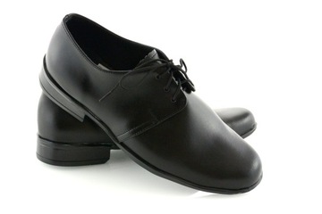ЧЕРНЫЕ ПОЛЬСКИЕ ТОРЖЕСТВЕННЫЕ ТУФЛИ, ГЛАДКИЕ r33