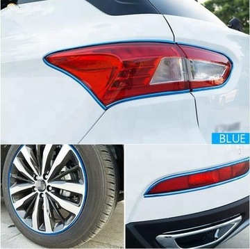 ДЕКОРАТИВНАЯ ПОЛОСКА ГИБКАЯ АВТОМОБИЛЬНАЯ СТУПИЦА 8М