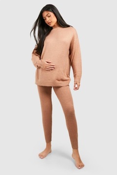 CC47312 *BOOHOO DWUCZĘŚCIOWY KOMPLET DZIANINOWY CIĄŻOWY L