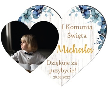 FOTO PODZIĘKOWANIA DLA GOŚCI NA KOMUNIĘ MAGNES