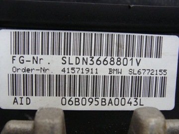 BMW E65 VOLANT 6772155