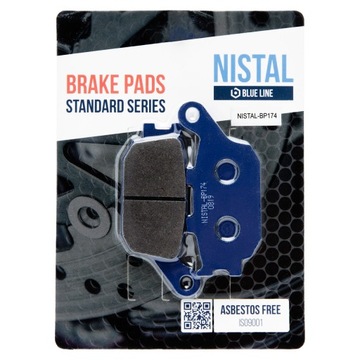 KLOCKI HAMULCOWE TYŁ HONDA CBF 600 N NA S SA 04-12 FA174