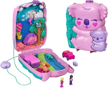 POLLY POCKET KOMPAKTOWA TOREBKA KOALA ZESTAW GXC95