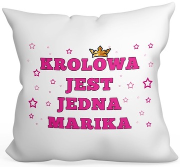 PODUSZKA KRÓLOWEJ KOBIETY PREZENT+DOWOLNE IMIĘ