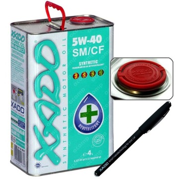 XADO Atomic Oil + REVITALIZANT 5w40 SM/CF/C3 A3/B3/B4 4L, olej ceramiczny