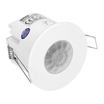 Czujnik ruchu sufitowy PIR LED IP65 360st podtynkowy