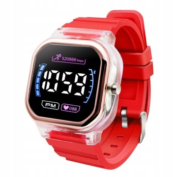 Children Electronic Watch LuminousWaterproof Squar
