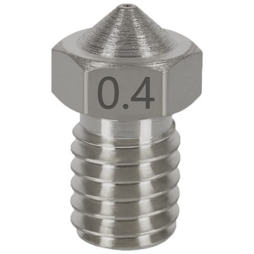 DYSZA STALOWA V6 0.4 mm 1.75mm M6 PRUSA DRUK 3D