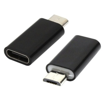 USB TYPE C — адаптер micro USB для передачи данных и зарядки