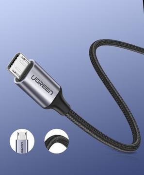 UGREEN STRONG DURABLE USB - КАБЕЛЬ MICRO USB 1M