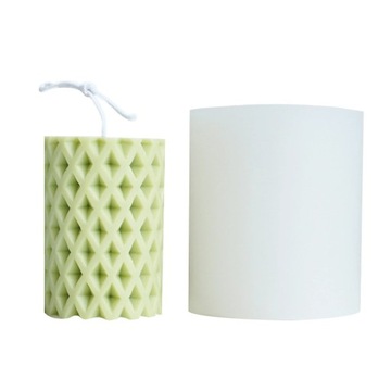 Uniwersalny DIY cylindryczny świeca silikonow
