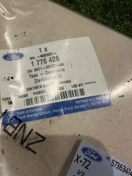 FORD MONDEO MK IV NOVÁ NÁLEPKA OSOBNÍ STRÁŽCE NA BLATNÍK 1776426