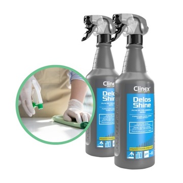 Płyn do czyszczenia i odtłuszczania mebli Clinex Delos Shine 1 L