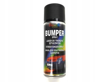 BUMPER Lakier do Tworzyw Sztucznych Zderzaków CZARNY MAT 400ml