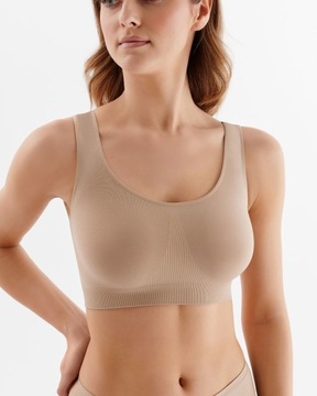 Bezszwowy Top Tank NATURAL XL Gabriella