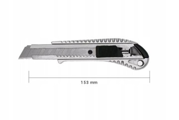 НОЖ ДЛЯ ОБОЕЙ 18мм МЕТАЛЛ + НАБОР ЗАПАСНЫХ ЛОЖЕНИЙ НОЖ ДЛЯ ОБОЕЙ