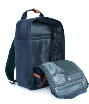 Plecak Himawari No. 13 Double Spring S - szary | na laptopa tr19593