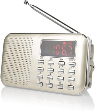 Radio Przenośne USB FM/AM Micro-SD Mp3