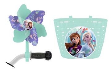 KOSZYK WIATRACZEK NA ROWER HULAJNOGĘ KRAINA LODU