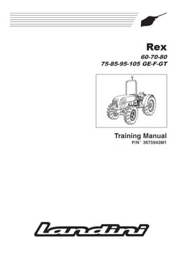 LANDINI REX 60,70,80,75,85,95,105 GE-F-GT instrukcja napraw