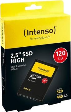 SSD-накопитель Intenso 3813430, 120 ГБ, 2,5 дюйма, SATA III