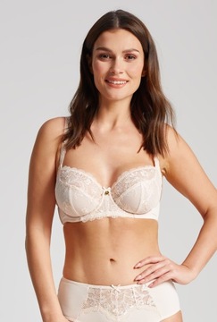 Beżowy biustonosz koronkowy Gatta Sara Beige rozmiar 85F
